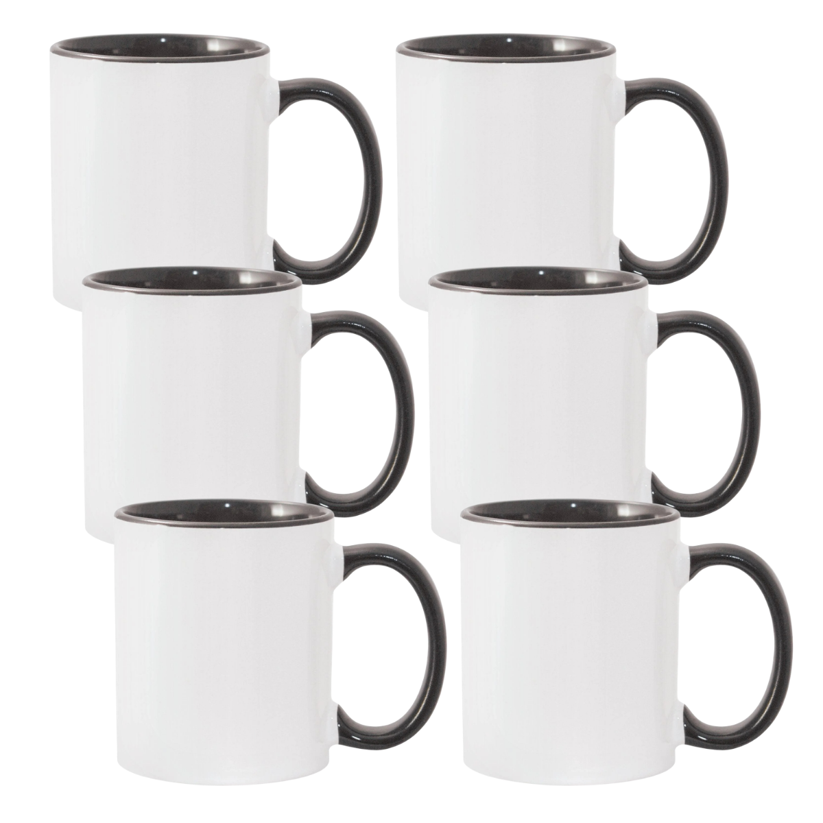 11oz Black Inner & Handle Sublimation Mug
