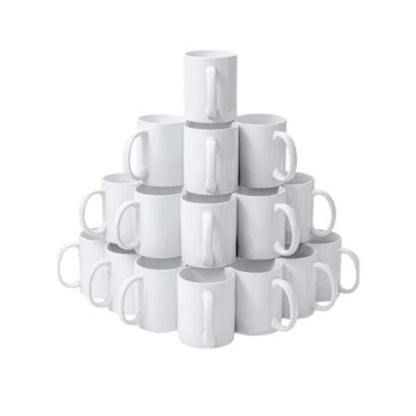 Full Pallet of 40 Boxes (1440 Mugs) – ULTRA A+ Grade White Sublimation Mugs