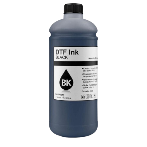 1000ML Black DTF Heat Transfer Dye Ink Refill for Direct-to-Film Printing