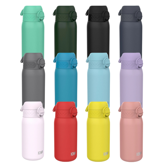 ION8 Stainless Steel 400ml Water Bottle – 24pcs (Carton Quantity)