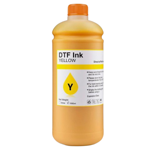 1000ML Yellow DTF Heat Transfer Dye Ink Refill for Direct-to-Film Printing