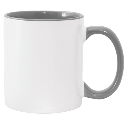 36Pack 11oz Sublimation Mug Set - Colored Inner Rim & Handle (No Gift Box)